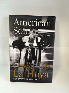 📚 3/$25 📚 Oscar De La Hoya "American Son" Hardcover Book